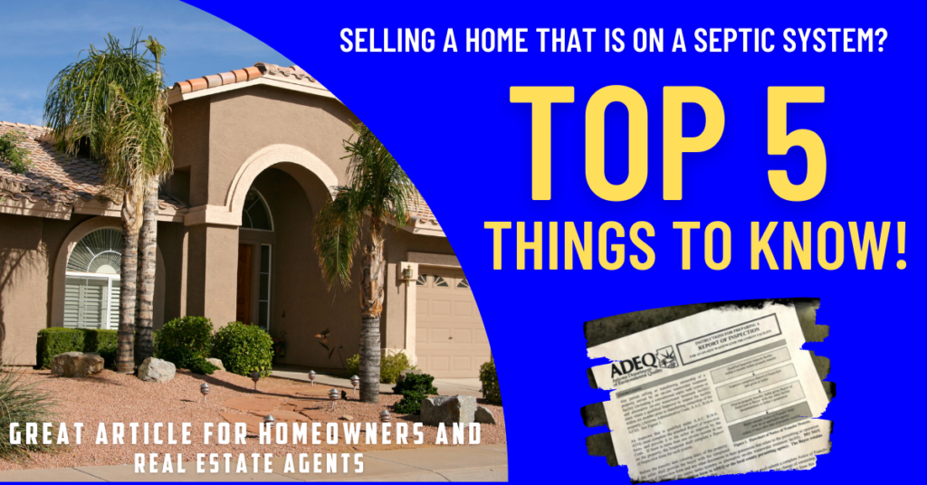 Top 5 things to know about selling a home on septic