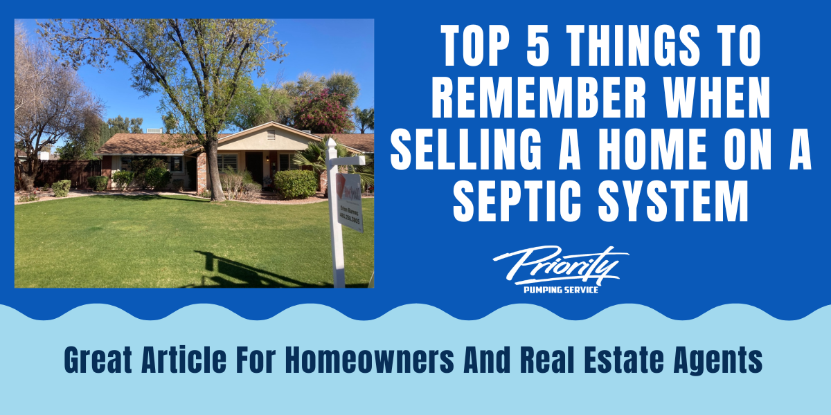 Top 5 Things To Remember When Selling A Home On A Septic System