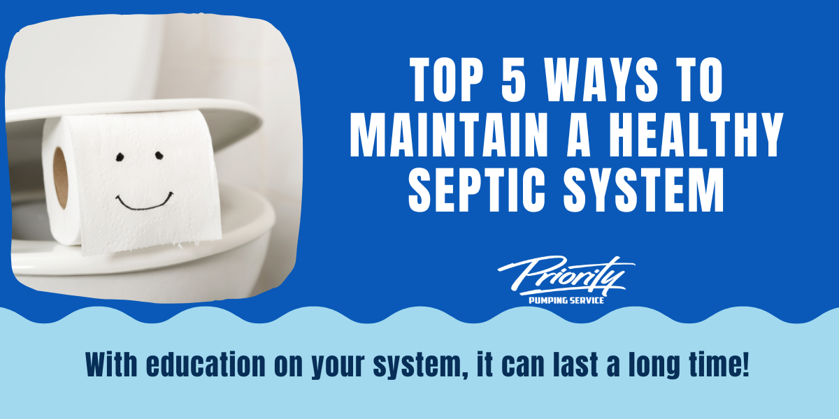 Top 5 ways to maintain a healthy septic system