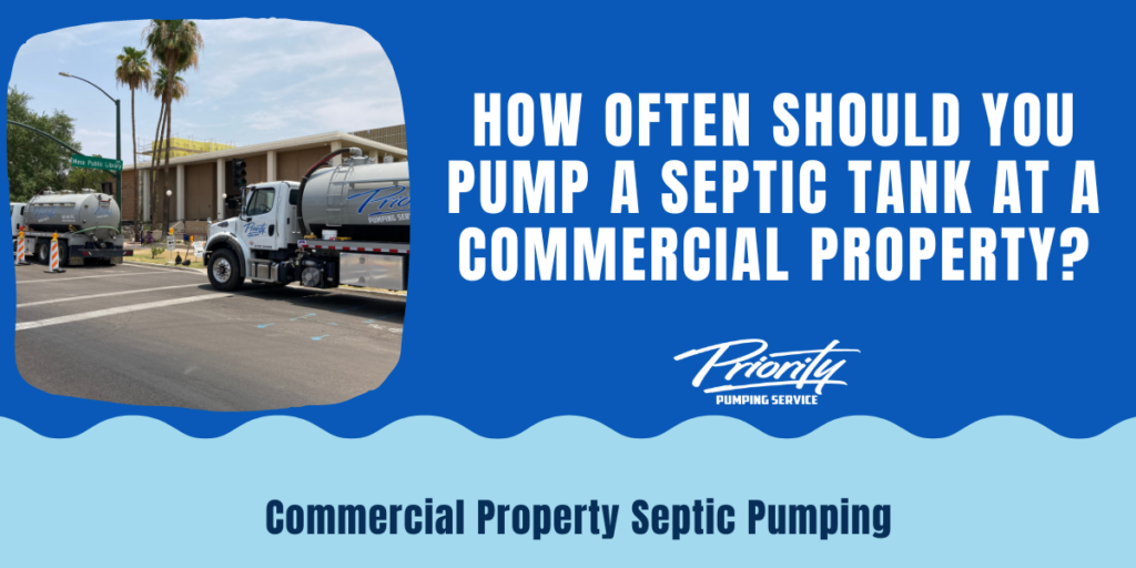 Pumping Commerical Property Septic Tanks